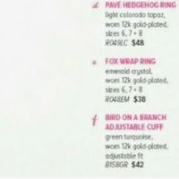 Chloe and Isabel Chloe Isabel Bird On a Branch Brass Cuff Bracelet B158GR - Picture 5 of 5